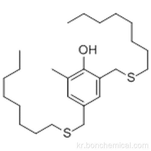 2- 메틸 -4,6- 비스 (옥틸 설파 닐 메틸) 페놀 CAS 110553-27-0